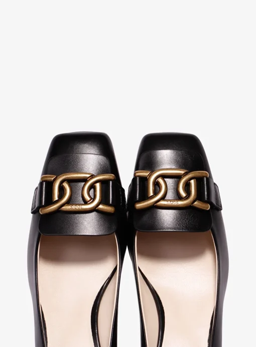Kate Pump leder zwart | DELSCHER. Fashion