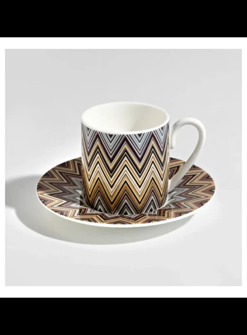 Koffie kop en schotel Jarris 148 set van 2 | DELSCHER. Fashion