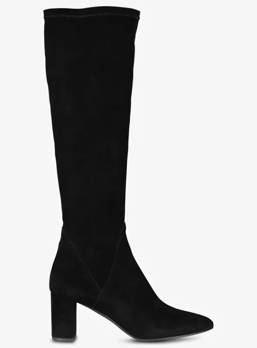 Laars suede zwart | DELSCHER. Fashion
