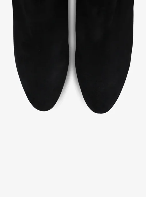 Laars suede zwart | DELSCHER. Fashion