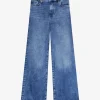 Le slim palazzo jeans blauw | DELSCHER. Fashion