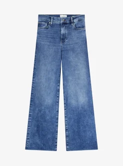 Le slim palazzo jeans blauw | DELSCHER. Fashion