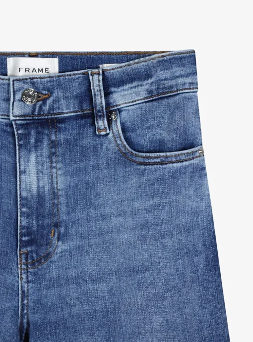 Le slim palazzo jeans blauw | DELSCHER. Fashion