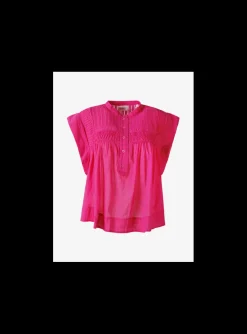 Leaza top fuchsia | DELSCHER. Fashion