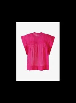 Leaza top fuchsia | DELSCHER. Fashion