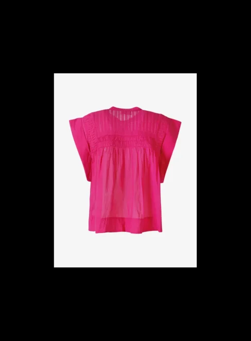 Leaza top fuchsia | DELSCHER. Fashion