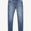 Legging ankle lichte wassing | DELSCHER. Fashion