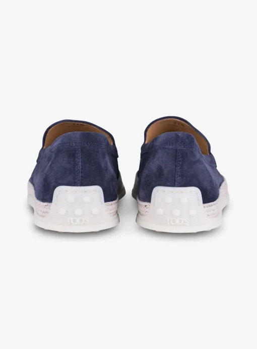Loafer Gomma suede marine | DELSCHER. Fashion