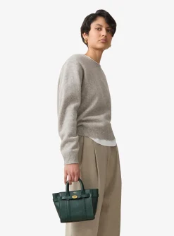 Micro zipped bayswater Mulberry green | DELSCHER. Fashion
