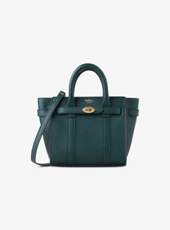 Micro zipped bayswater Mulberry green | DELSCHER. Fashion