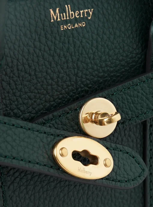 Micro zipped bayswater Mulberry green | DELSCHER. Fashion