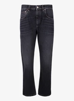 Mom jeans grijs | DELSCHER. Fashion