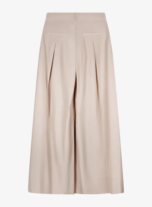 Pantalon beige extra wide leg | DELSCHER. Fashion