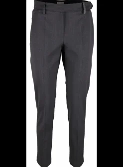 Pantalon coolwool antraciet | DELSCHER. Fashion