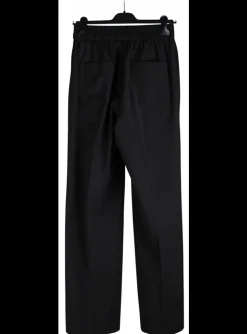Pantalon coolwool zwart | DELSCHER. Fashion