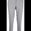 Pantalon flannel lichtgrijs mellee | DELSCHER. Fashion