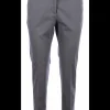 pantalon katoen grijs | DELSCHER. Fashion