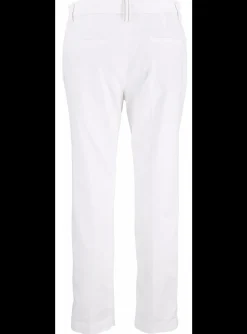 Pantalon katoen winter wit | DELSCHER. Fashion