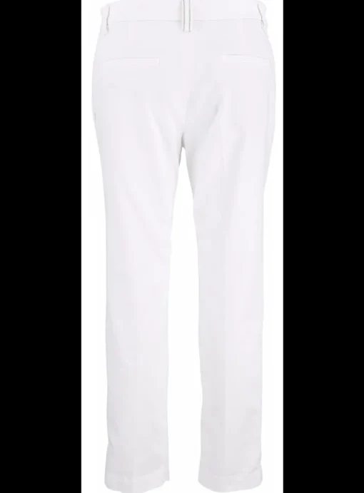Pantalon katoen winter wit | DELSCHER. Fashion