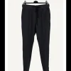 Pantalon marine met elastieke taille | DELSCHER. Fashion
