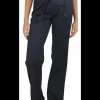 Pantalon paperbag Milan marine | DELSCHER. Fashion