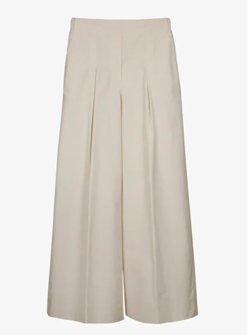 Pantalon Scilla wide leg beige | DELSCHER. Fashion
