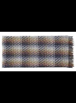 Plaid Husky bruin blauw | DELSCHER. Fashion