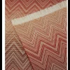 Plaid Timmy zigzag rood beige | DELSCHER. Fashion