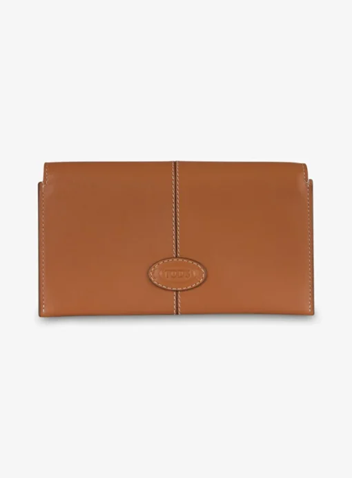 Portemonnee leder cognac | DELSCHER. Fashion