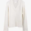 Pull Aletta cashmere offwhite | DELSCHER. Fashion