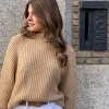 Pull fallou camel | DELSCHER. Fashion
