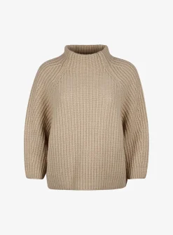 Pull fallou camel | DELSCHER. Fashion