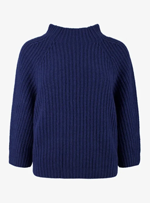 Pull Fallou denim blauw | DELSCHER. Fashion