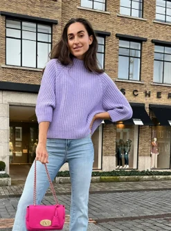 pull Fallou lila paars | DELSCHER. Fashion
