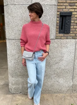 Pull Fallou roodtint | DELSCHER. Fashion