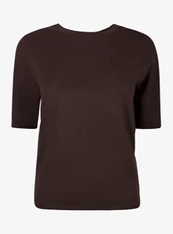 Pull lily donkerbruin | DELSCHER. Fashion