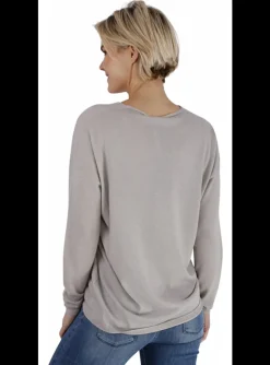 Pull Linella grijs | DELSCHER. Fashion