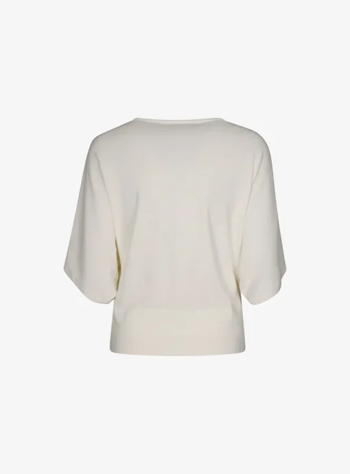 Pull loyd-persy vleermuismouw offwhite | DELSCHER. Fashion