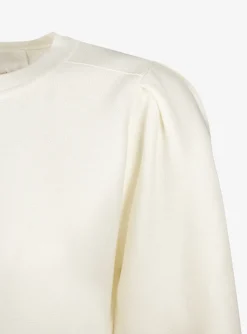 Pull maille offwhite pofmouw | DELSCHER. Fashion