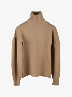 Pull maldive camel | DELSCHER. Fashion