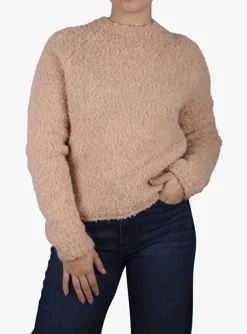 Pull nude tint boucle | DELSCHER. Fashion