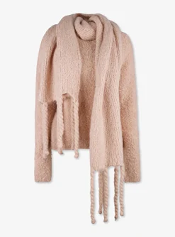 Pull nude tint boucle | DELSCHER. Fashion