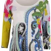 Pull paisley offwhite multicolor | DELSCHER. Fashion