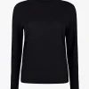 Pull Pockdale coll dun wol zwart | DELSCHER. Fashion