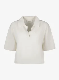 Pull polo cashmere creme | DELSCHER. Fashion