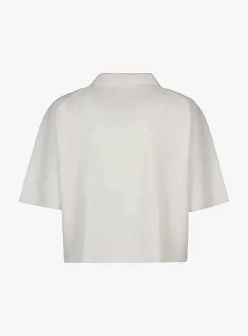 Pull polo cashmere creme | DELSCHER. Fashion