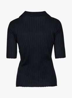 Pull polo freda marine | DELSCHER. Fashion
