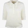 Pull polo origami offwhite | DELSCHER. Fashion
