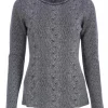 pull visgraat zwart wit | DELSCHER. Fashion
