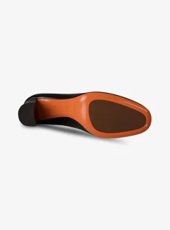 Pump leder zwart | DELSCHER. Fashion